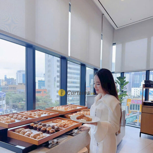 Rèm cuốn cửa sổ đẹp, cao cấp, nhập khẩu Hàn Quốc