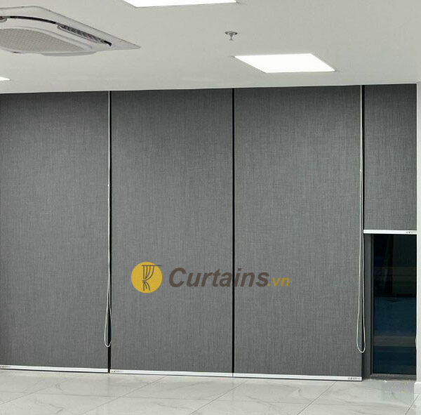 Rèm cuốn vải bố phủ nhựa, chống nắng nóng, cách nhiệt