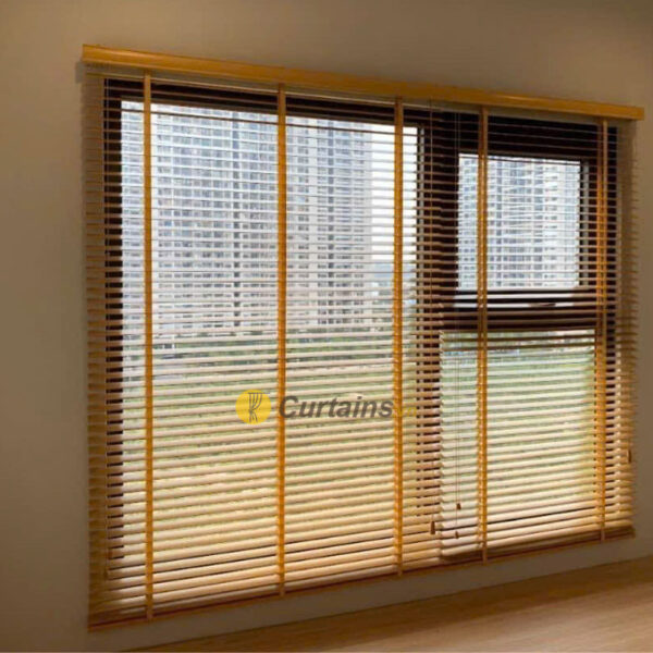 Rèm cửa sổ bằng gỗ, che nắng cửa sổ căn hộ chung cư